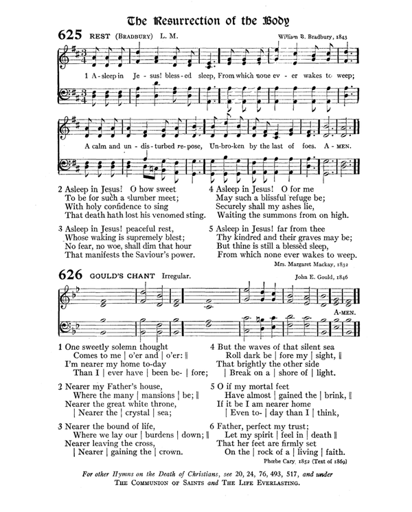 The Hymnal : published in 1895 and revised in 1911 by authority of the General Assembly of the Presbyterian Church in the United States of America : with the supplement of 1917 page 820