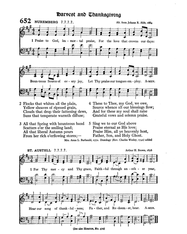 The Hymnal : published in 1895 and revised in 1911 by authority of the General Assembly of the Presbyterian Church in the United States of America : with the supplement of 1917 page 857