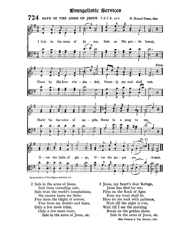 The Hymnal : published in 1895 and revised in 1911 by authority of the General Assembly of the Presbyterian Church in the United States of America : with the supplement of 1917 page 946
