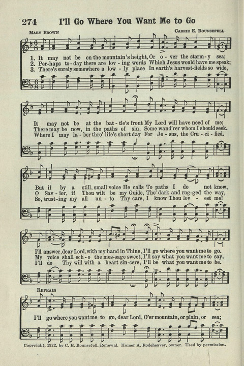 Tabernacle Hymns: Number Five page 256