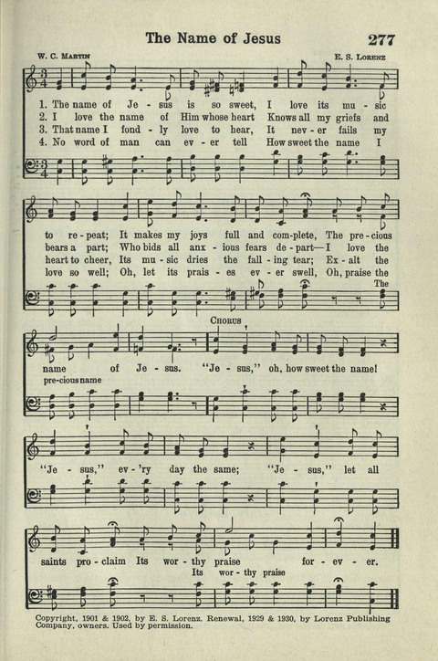 Tabernacle Hymns: Number Five page 259