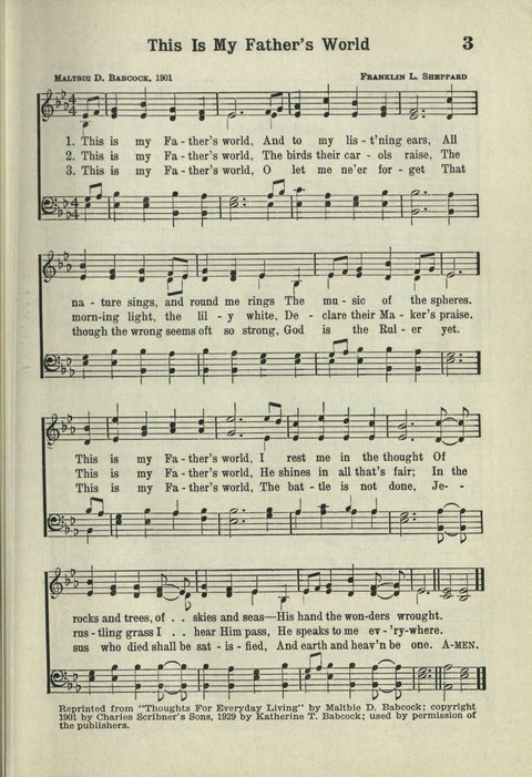 Tabernacle Hymns: Number Five page 3