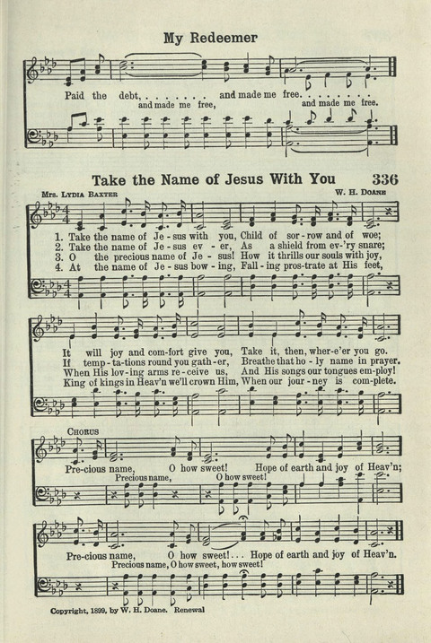 Tabernacle Hymns: Number Five page 301