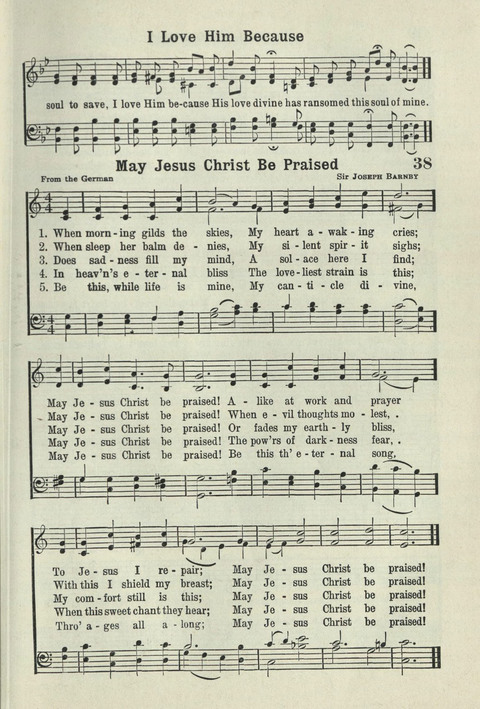 Tabernacle Hymns: Number Five page 37