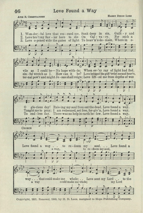 Tabernacle Hymns: Number Five page 44