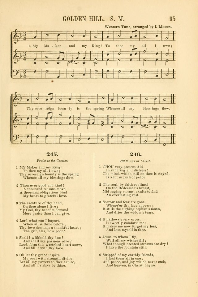 Temple Melodies: a collection of about two hundred popular tunes, adapted to nearly five hundred favorite hymns, selected with special reference to public, social, and private worship page 102