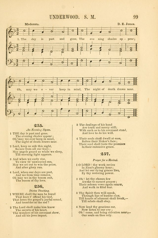 Temple Melodies: a collection of about two hundred popular tunes, adapted to nearly five hundred favorite hymns, selected with special reference to public, social, and private worship page 106