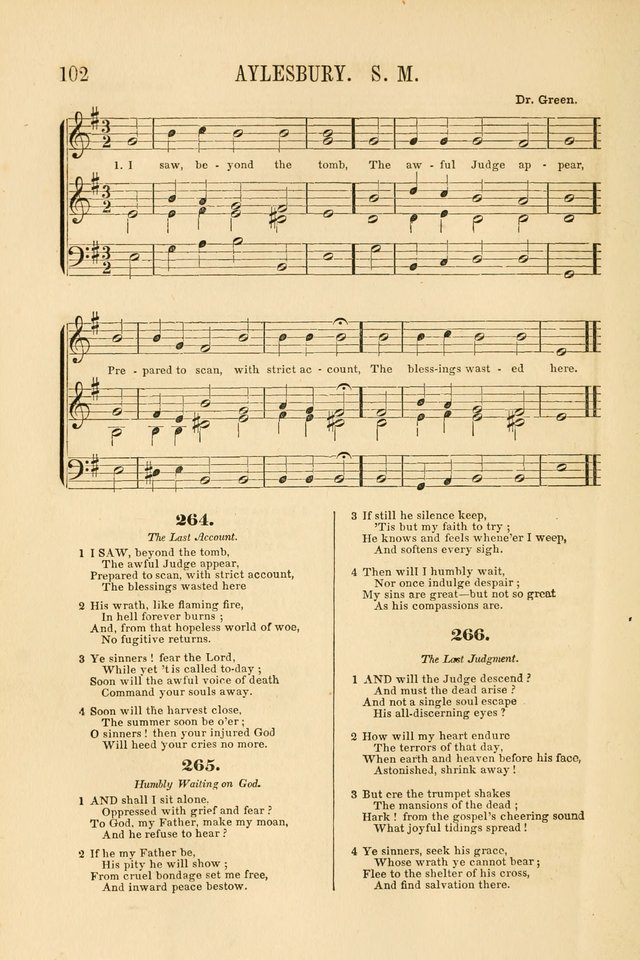 Temple Melodies: a collection of about two hundred popular tunes, adapted to nearly five hundred favorite hymns, selected with special reference to public, social, and private worship page 109