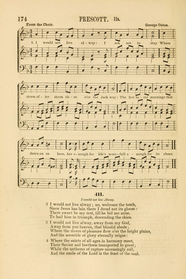 Temple Melodies: a collection of about two hundred popular tunes, adapted to nearly five hundred favorite hymns, selected with special reference to public, social, and private worship page 181