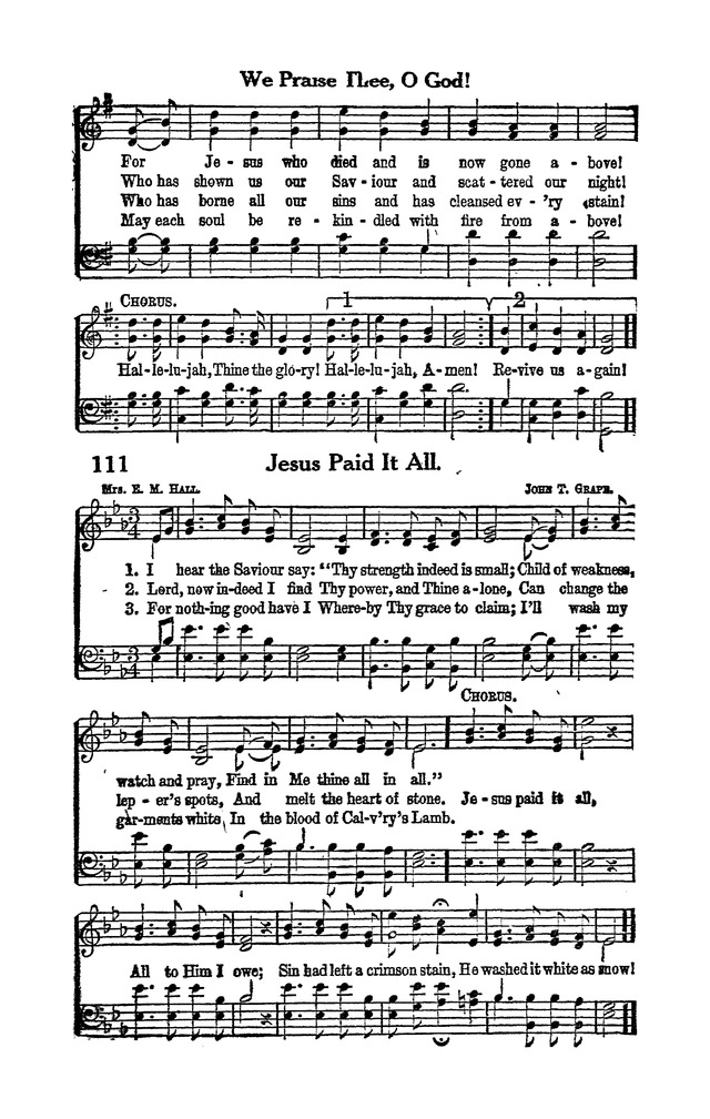 Tabernacle Praises No. 1 page 107