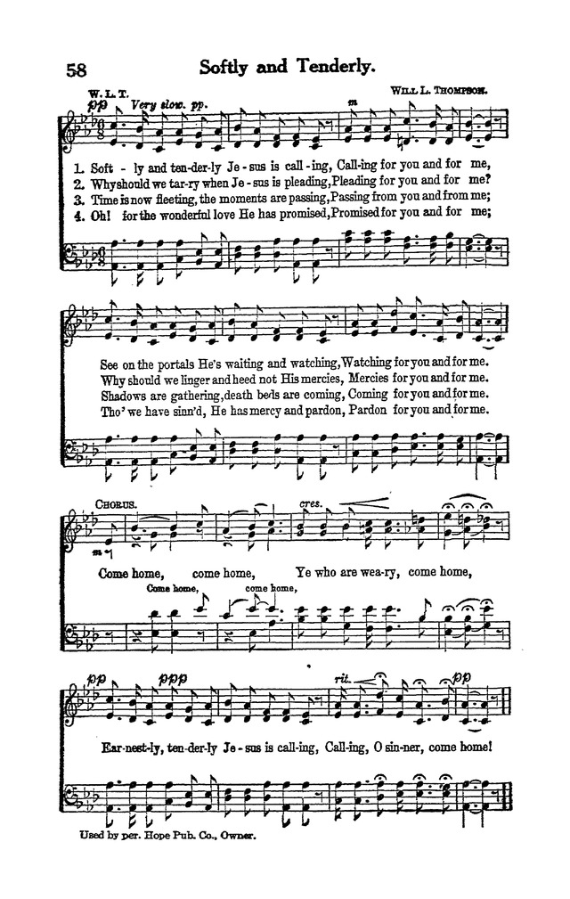 Tabernacle Praises No. 1 page 58