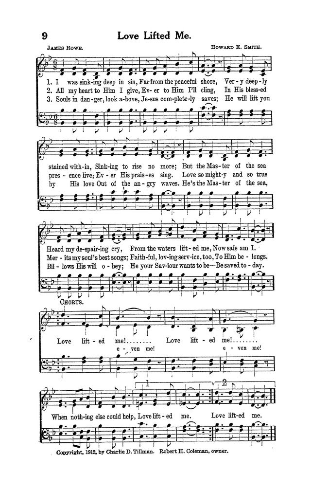 Tabernacle Praises No. 1 page 9