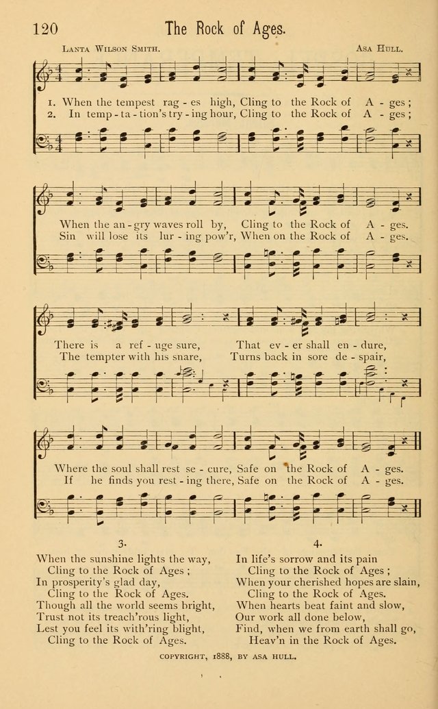 Temperance Rallying Songs: consisting of a large variety of solos, quartettes, and choruses, suited to every phase of the great temperance reformation page 120
