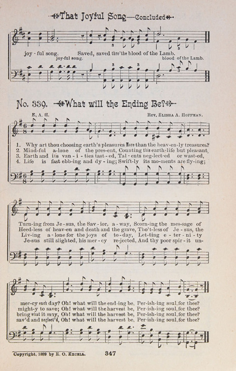 Triumphant Songs Nos. 1 and 2 Combined page 347