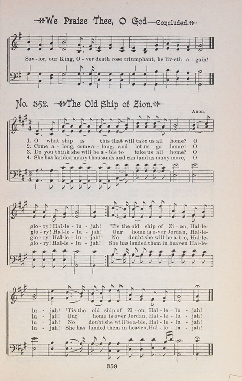 Triumphant Songs Nos. 1 and 2 Combined page 359