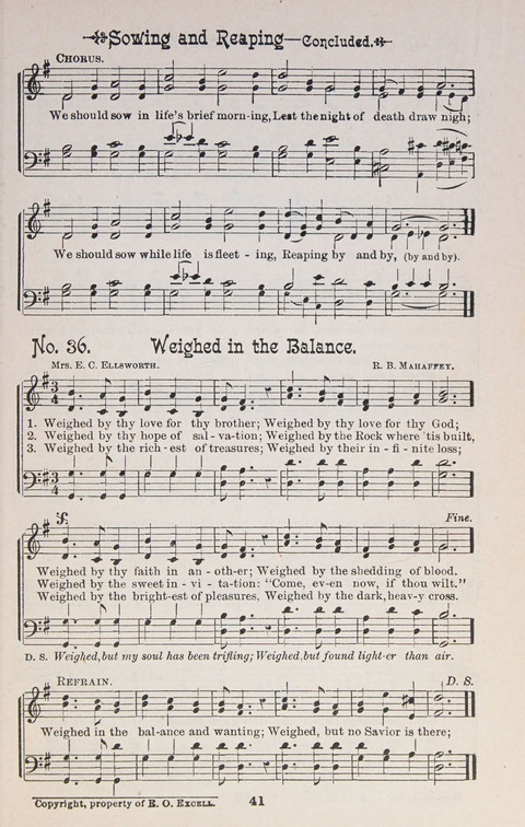 Triumphant Songs Nos. 1 and 2 Combined page 41