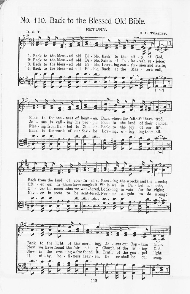 Truth in Song: for General Gospel Work page 110