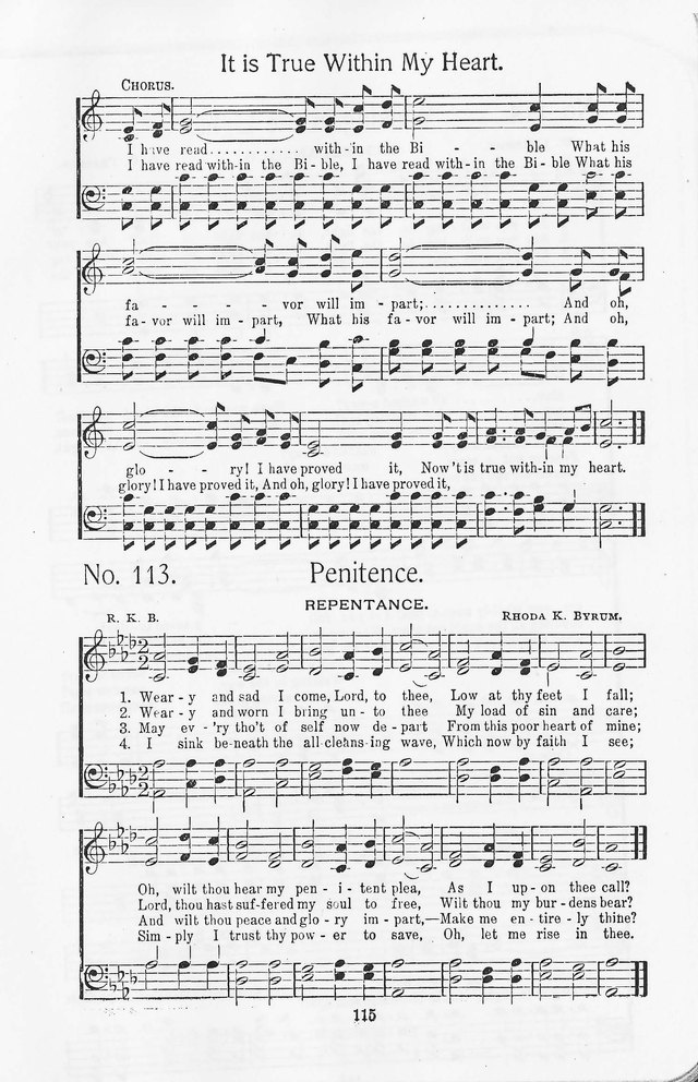 Truth in Song: for General Gospel Work page 113