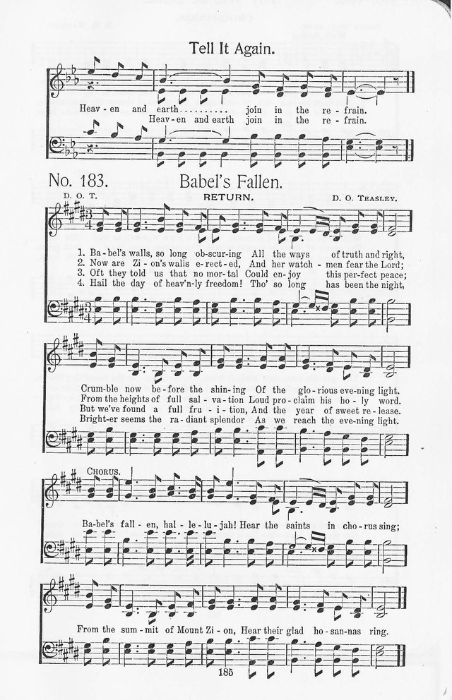 Truth in Song: for General Gospel Work page 183