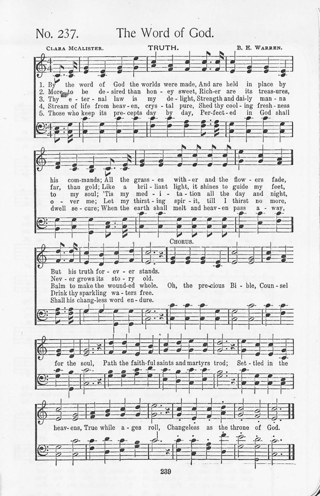 Truth in Song: for General Gospel Work page 237