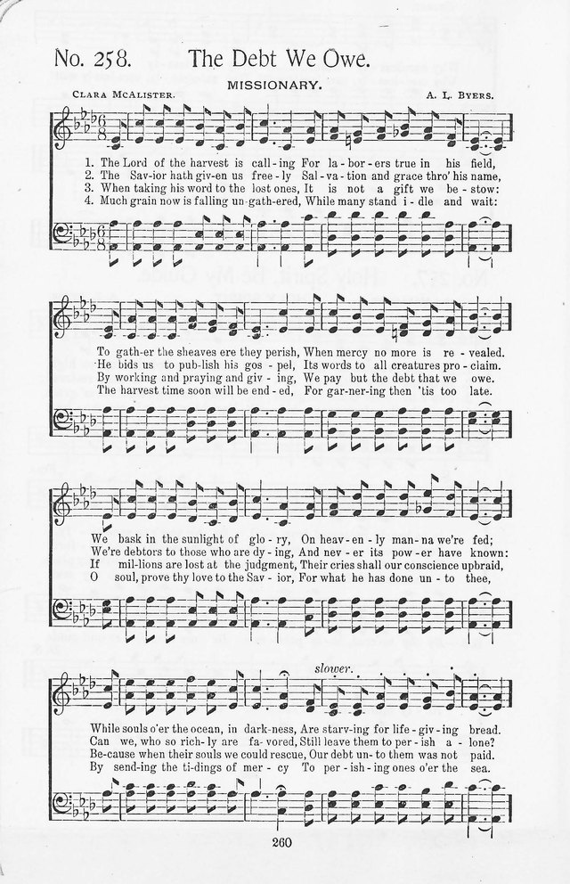 Truth in Song: for General Gospel Work page 258