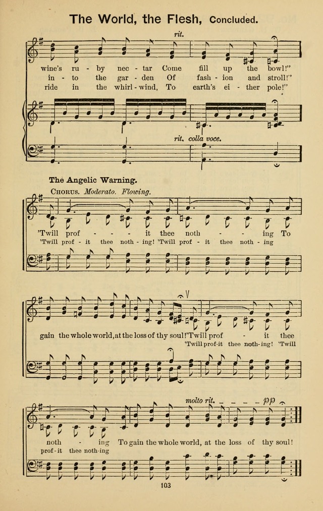 Triumphant Songs No.3 page 103