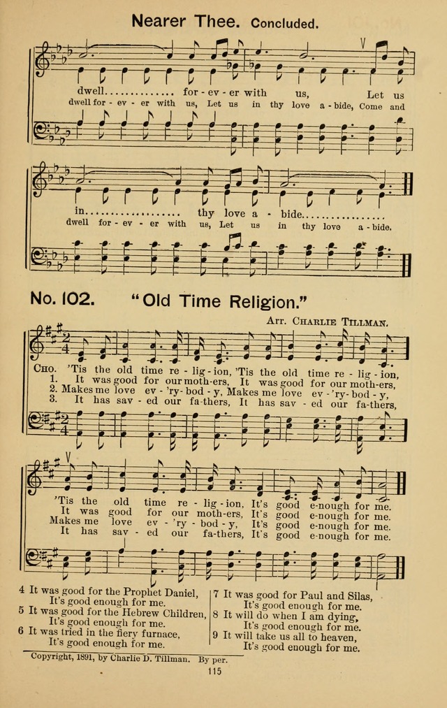 Triumphant Songs No.3 page 115