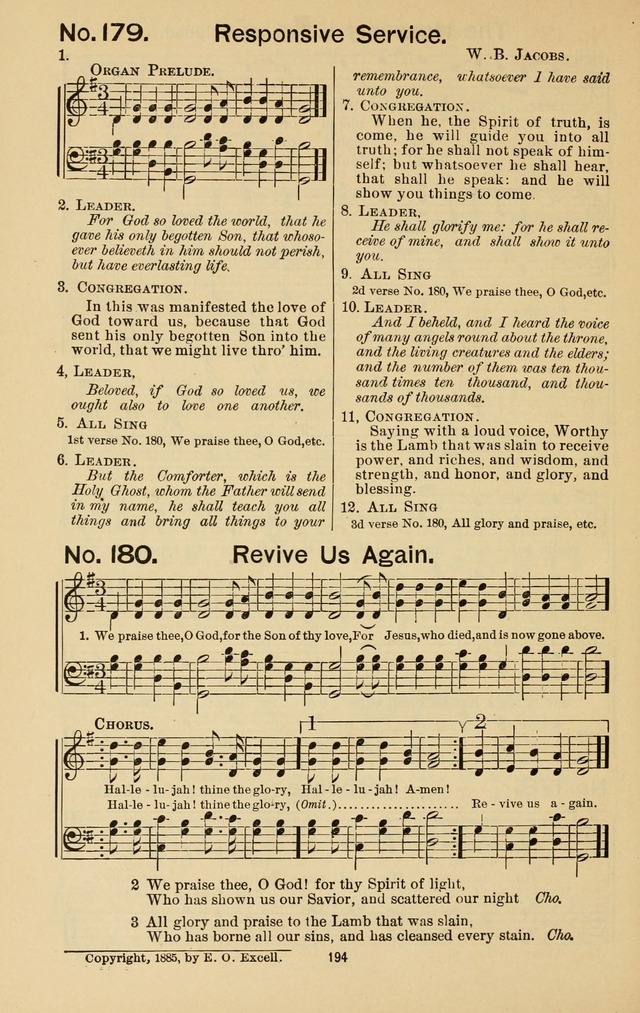 Triumphant Songs No.3 page 194