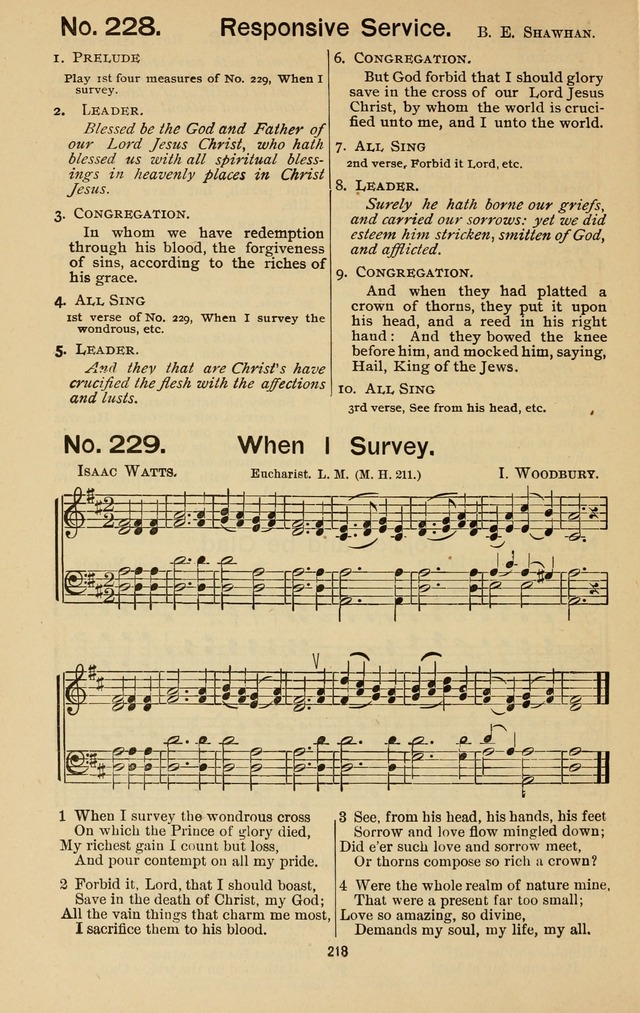 Triumphant Songs No.3 page 218