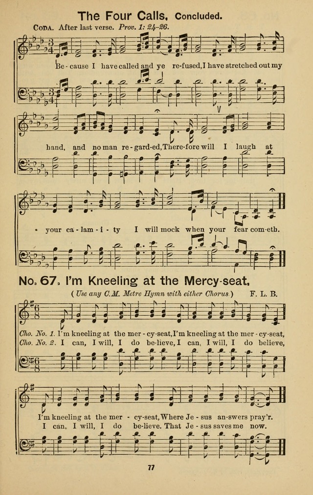 Triumphant Songs No.3 page 77
