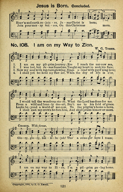 Triumphant Songs Nos. 3 and 4 Combined page 121