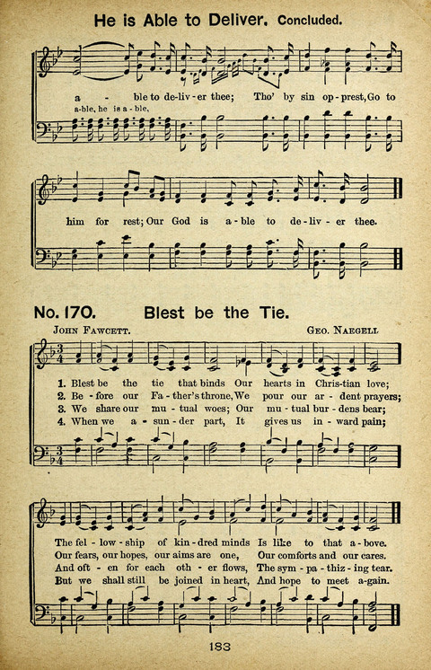Triumphant Songs Nos. 3 and 4 Combined page 183