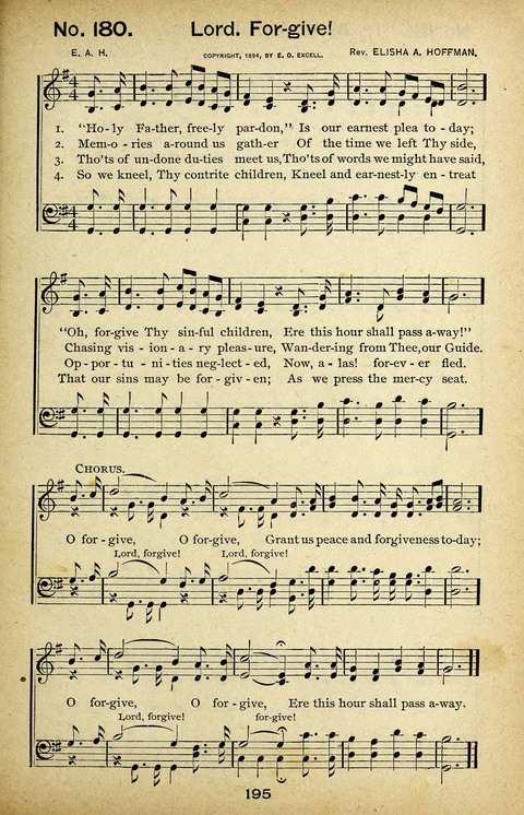 Triumphant Songs Nos. 3 and 4 Combined page 195