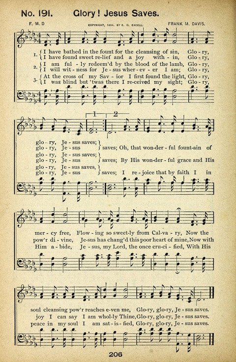 Triumphant Songs Nos. 3 and 4 Combined page 206