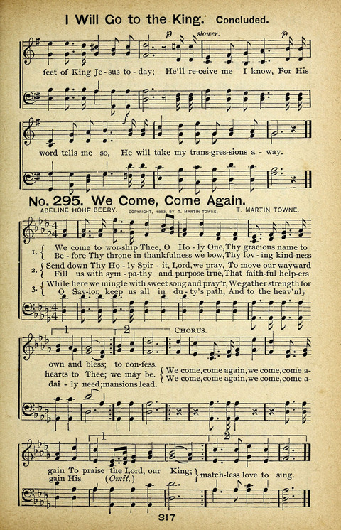 Triumphant Songs Nos. 3 and 4 Combined page 317