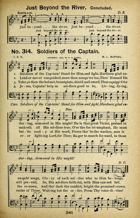 Triumphant Songs Nos. 3 and 4 Combined page 341