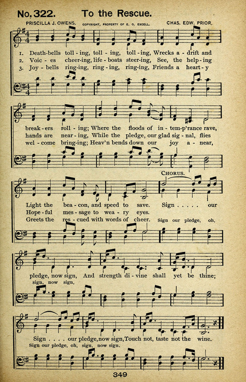 Triumphant Songs Nos. 3 and 4 Combined page 349