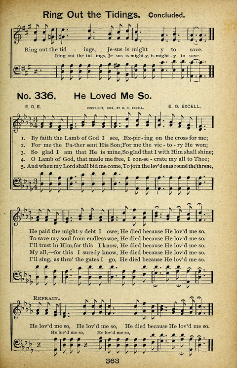 Triumphant Songs Nos. 3 and 4 Combined page 363