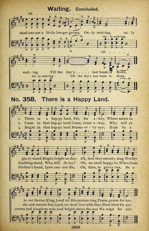 Triumphant Songs Nos. 3 and 4 Combined page 389