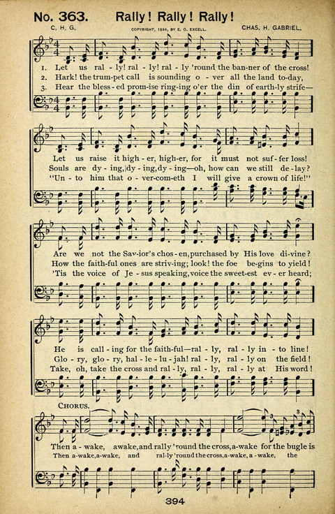 Triumphant Songs Nos. 3 and 4 Combined page 394