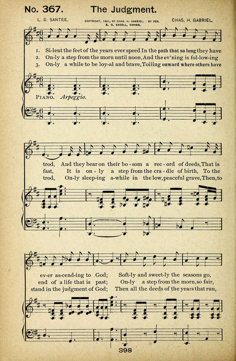 Triumphant Songs Nos. 3 and 4 Combined page 398