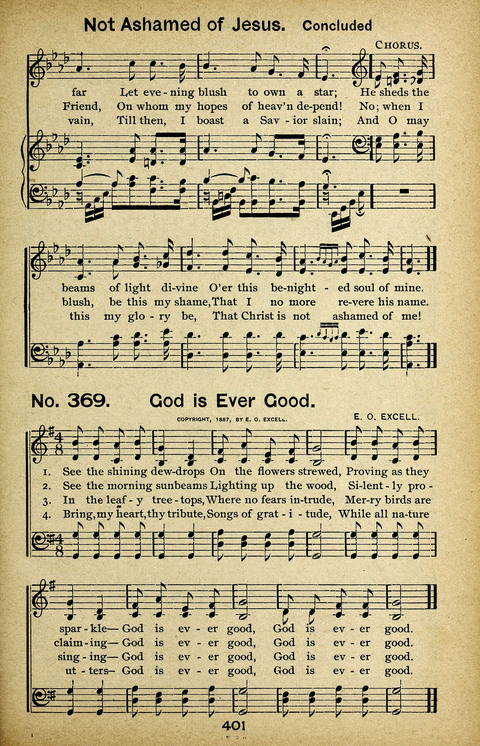 Triumphant Songs Nos. 3 and 4 Combined page 401