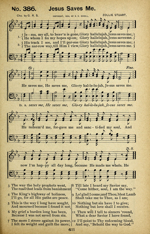 Triumphant Songs Nos. 3 and 4 Combined page 411