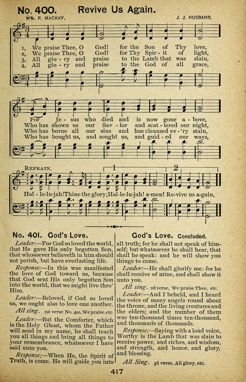 Triumphant Songs Nos. 3 and 4 Combined page 417