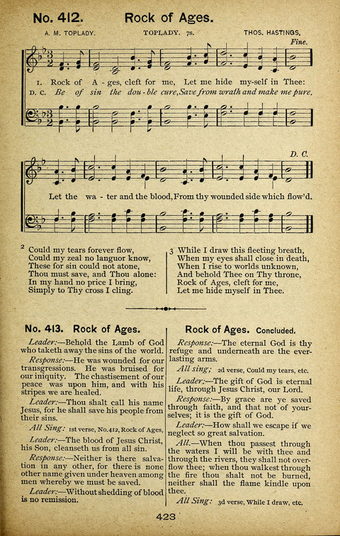Triumphant Songs Nos. 3 and 4 Combined page 423