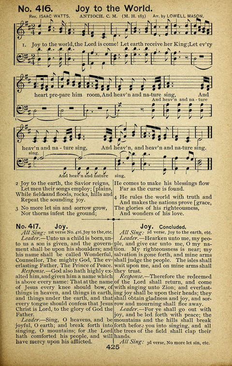 Triumphant Songs Nos. 3 and 4 Combined page 425
