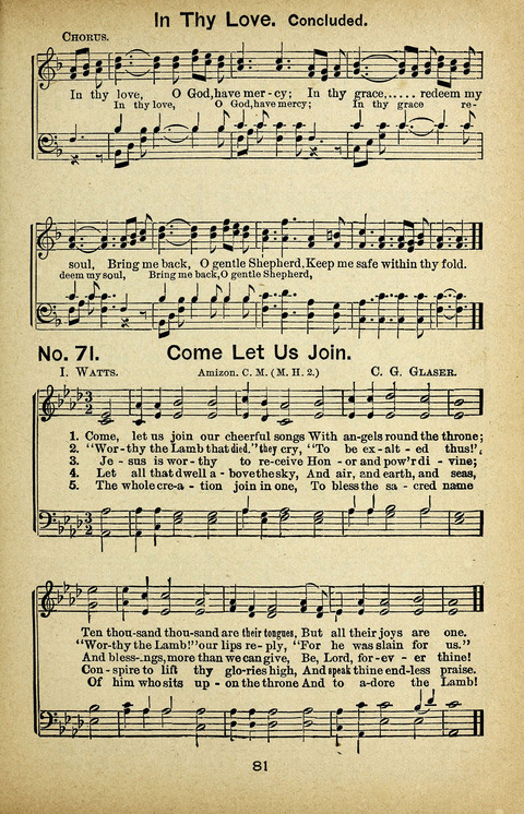Triumphant Songs Nos. 3 and 4 Combined page 81