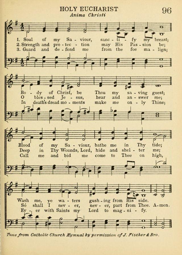 A Treasury of Catholic Song: comprising some two hundred hymns from Catholic soruces old and new page 119