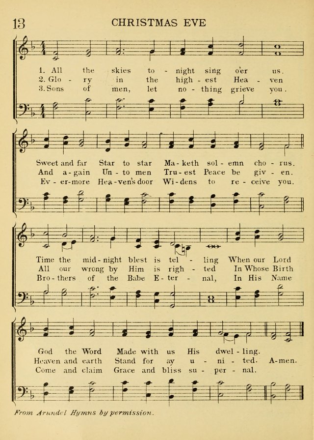 A Treasury of Catholic Song: comprising some two hundred hymns from Catholic soruces old and new page 14
