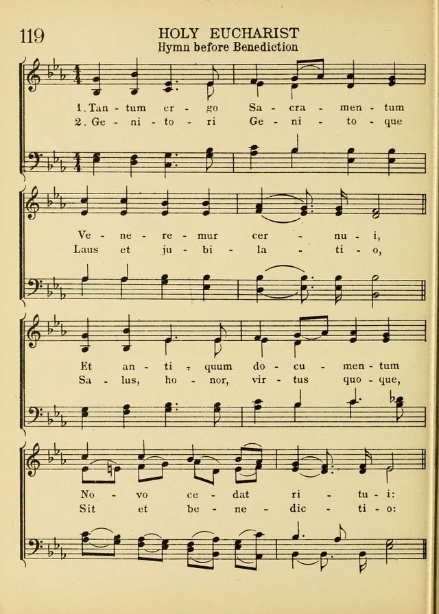A Treasury of Catholic Song: comprising some two hundred hymns from Catholic soruces old and new page 148
